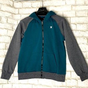 Hurley zip up hoodie like new